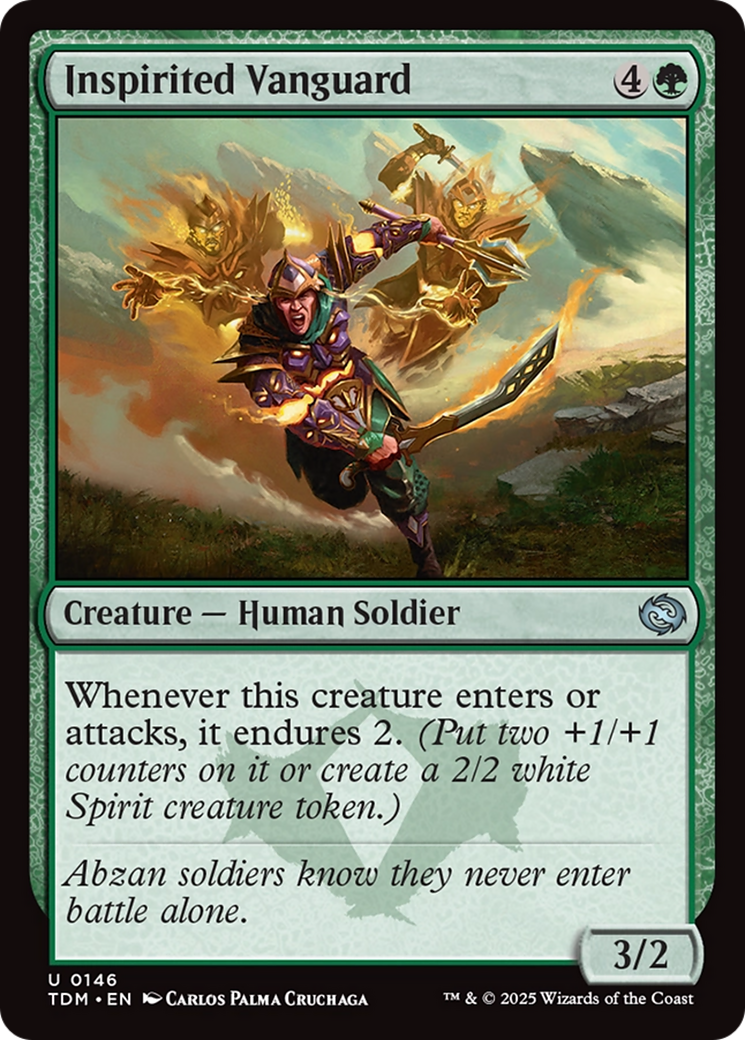 Inspirited Vanguard [Tarkir: Dragonstorm] | Card Citadel