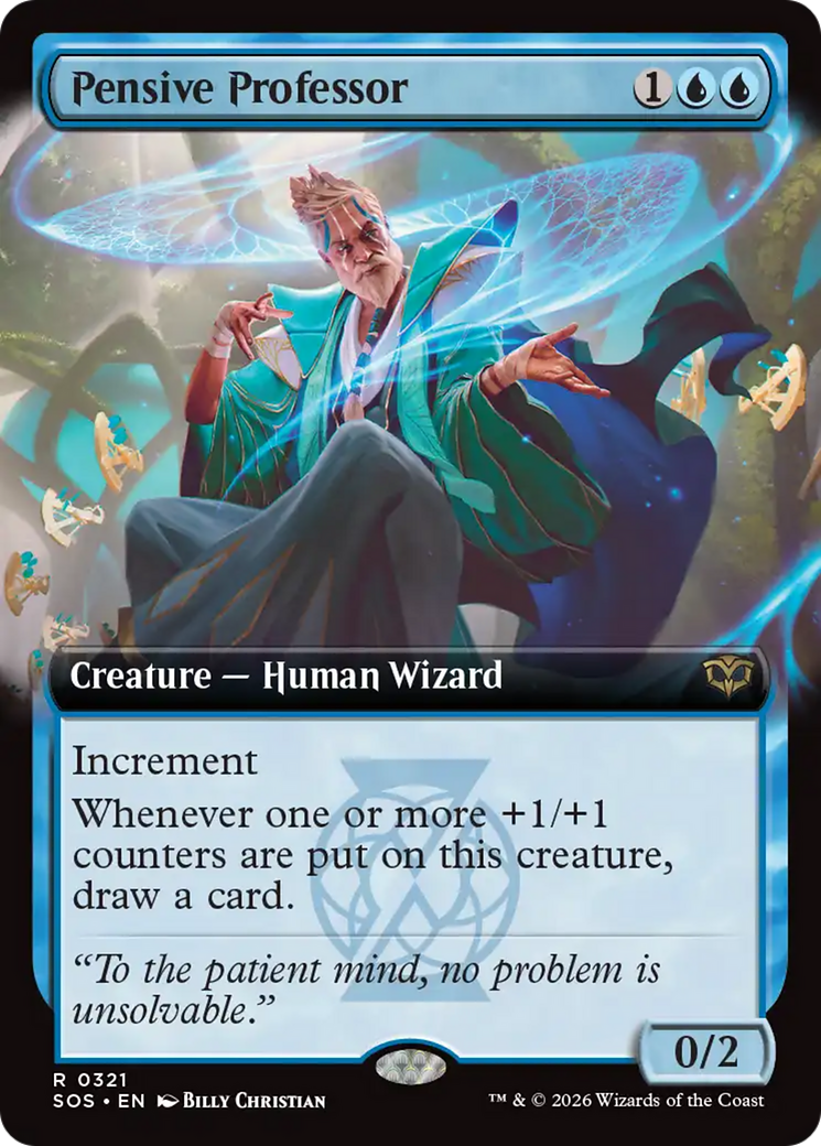 Pensive Professor (Extended Art) [Secrets of Strixhaven] | Card Citadel