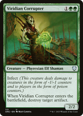 Viridian Corrupter [Phyrexia: All Will Be One Commander] | Card Citadel