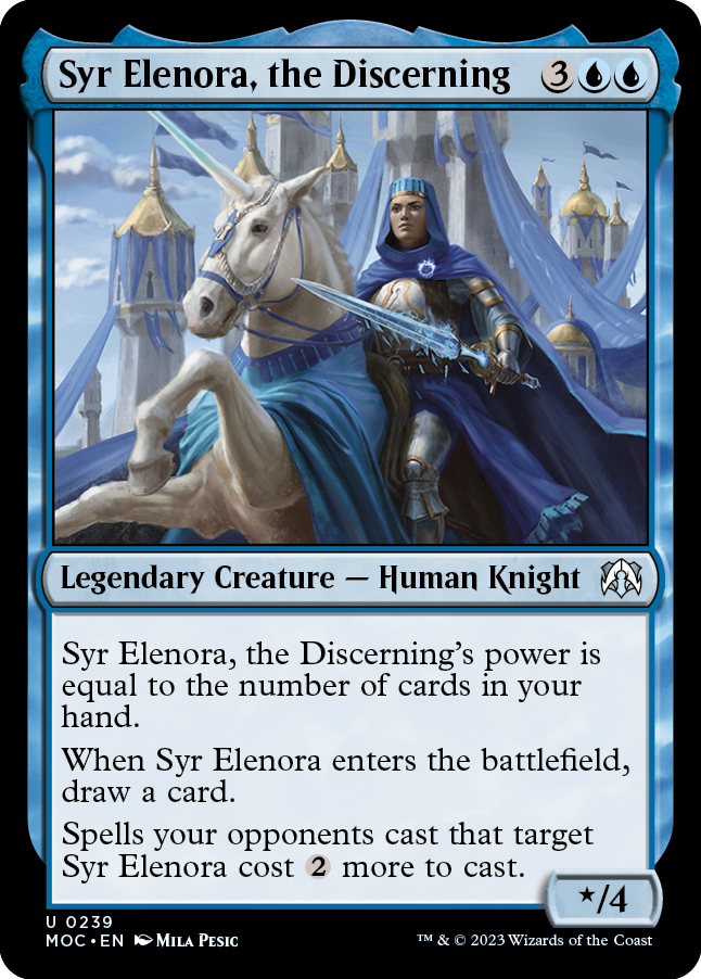 Syr Elenora, the Discerning [March of the Machine Commander] | Card Citadel