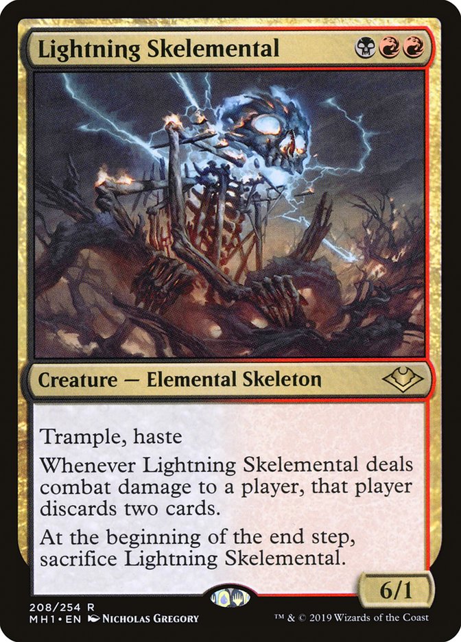 Lightning Skelemental [Modern Horizons] | Card Citadel