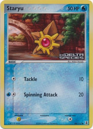Staryu (84/113) (Stamped) [EX: Delta Species] | Card Citadel