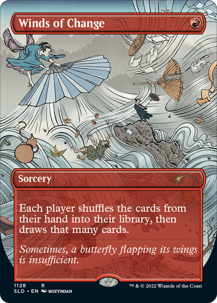 Winds of Change (Borderless) [Secret Lair Drop Series] | Card Citadel