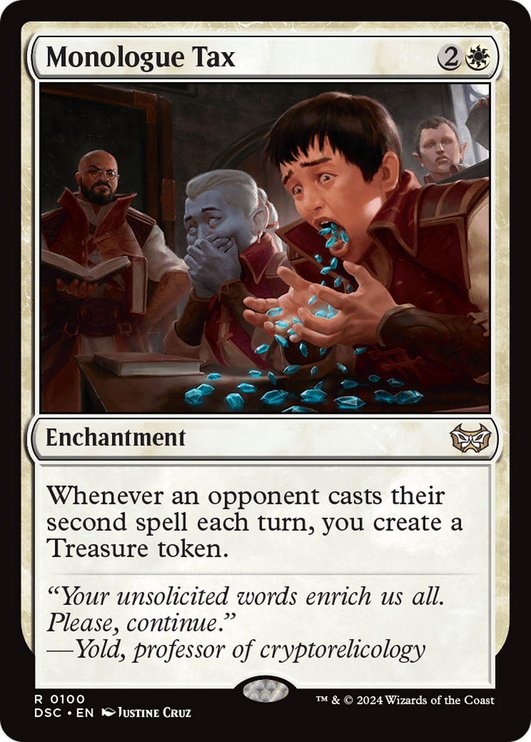 Monologue Tax [Duskmourn: House of Horror Commander] | Card Citadel