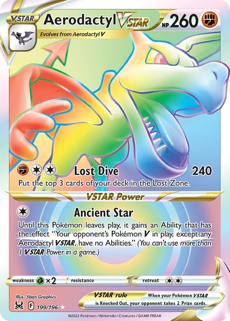 Aerodactyl VSTAR (199/196) [Sword & Shield: Lost Origin] | Card Citadel