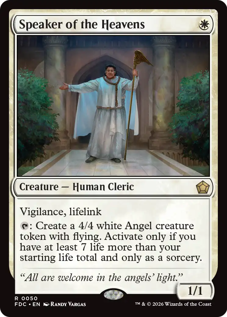 Speaker of the Heavens [Foundations Commander] | Card Citadel