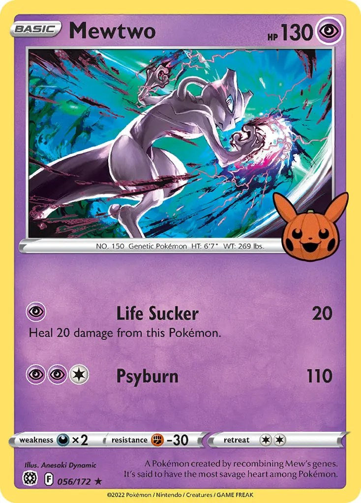 Mewtwo (056/172) [Trick or Trade] | Card Citadel