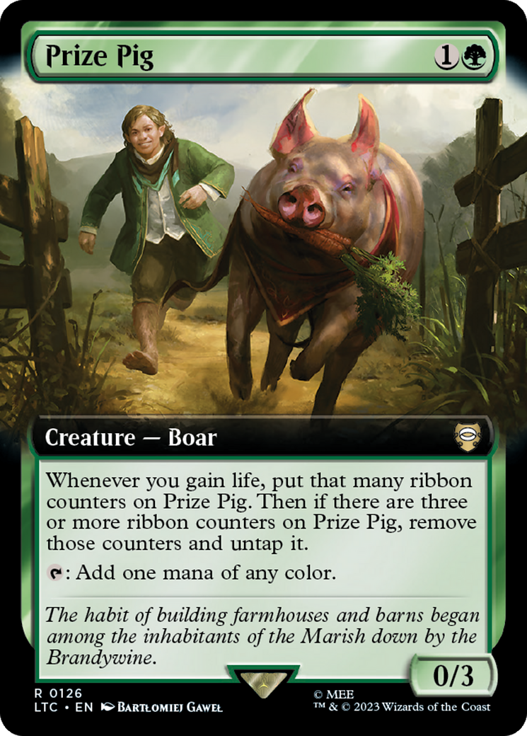 Prize Pig (Extended Art) [The Lord of the Rings: Tales of Middle-Earth Commander] | Card Citadel