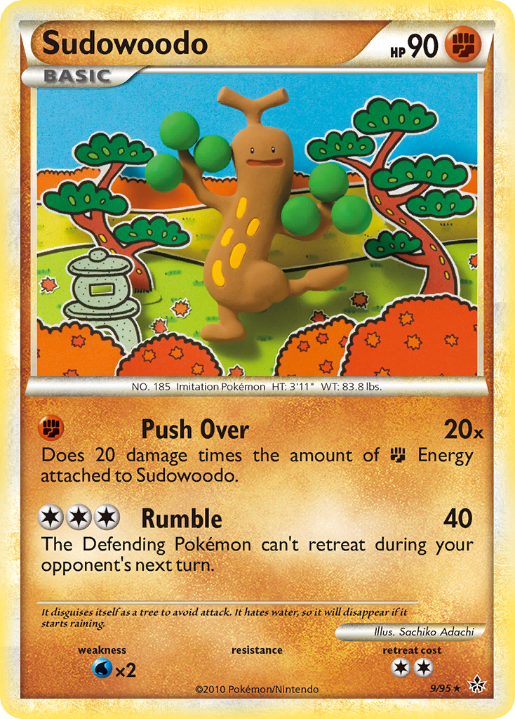 Sudowoodo (9/95) [HeartGold & SoulSilver: Unleashed] | Card Citadel
