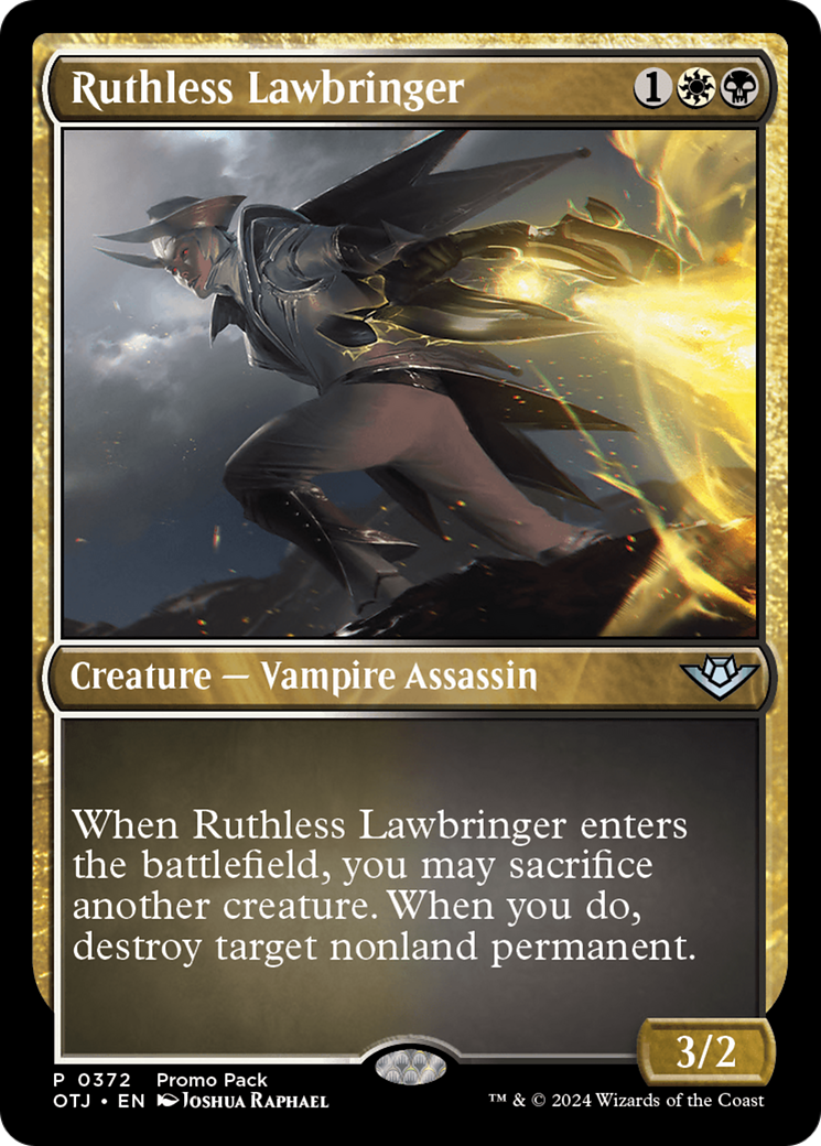 Ruthless Lawbringer (Promo Pack) [Outlaws of Thunder Junction Promos] | Card Citadel