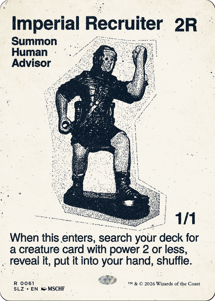 Imperial Recruiter (0061) [Secret Lair x MSCHF: The Zeta Set] | Card Citadel
