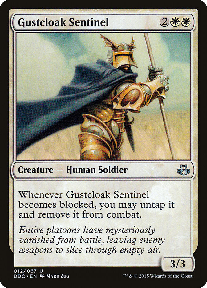 Gustcloak Sentinel [Duel Decks: Elspeth vs. Kiora] | Card Citadel