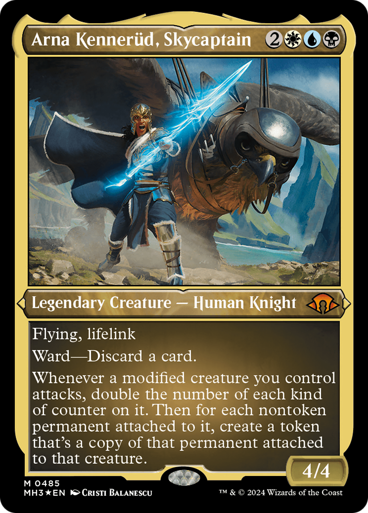 Arna Kennerud, Skycaptain (Foil Etched) [Modern Horizons 3] | Card Citadel