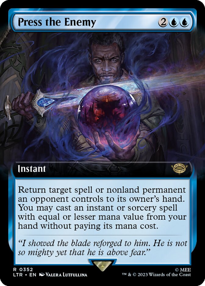 Press the Enemy (Extended Art) [The Lord of the Rings: Tales of Middle-Earth] | Card Citadel