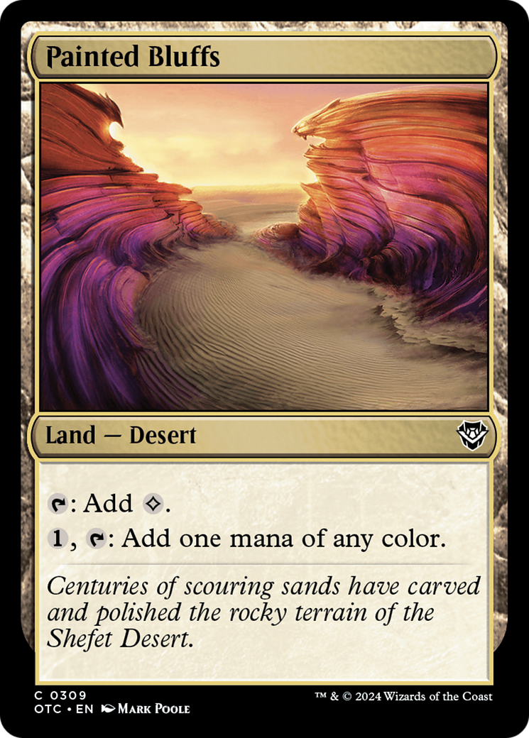 Painted Bluffs [Outlaws of Thunder Junction Commander] | Card Citadel