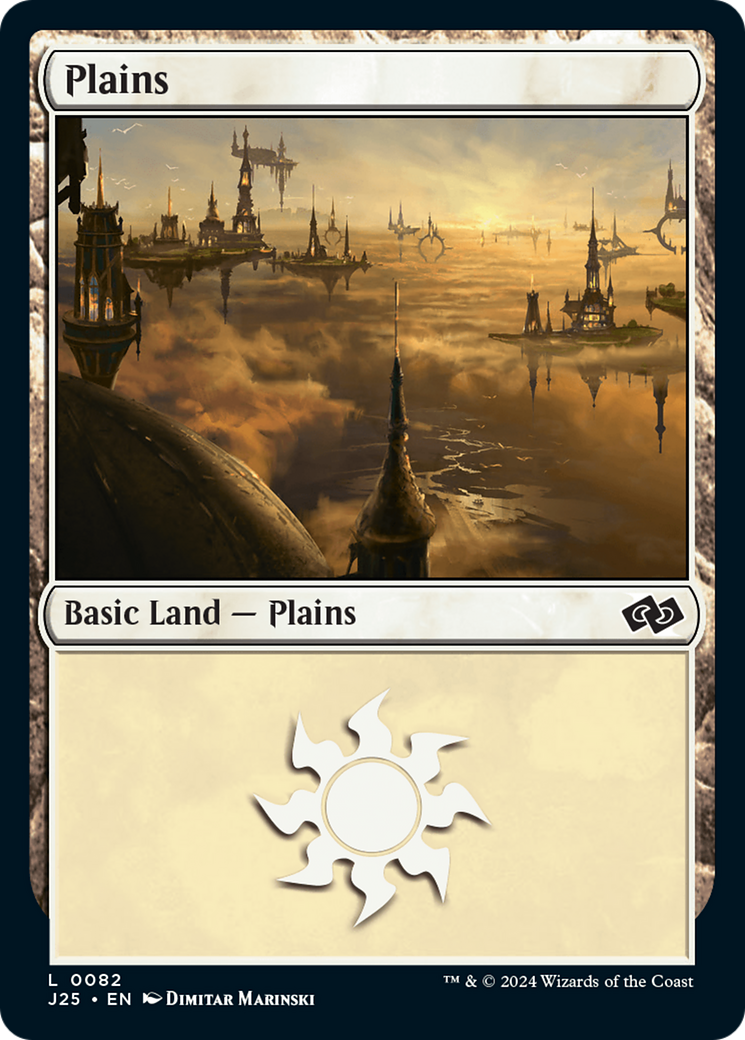 Plains (82) [Foundations Jumpstart] | Card Citadel