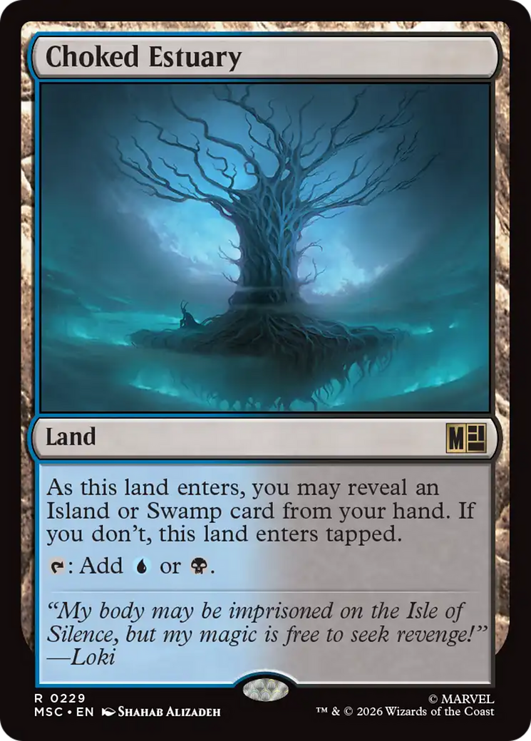 Choked Estuary (Surge Foil) [Marvel Super Heroes Commander] | Card Citadel