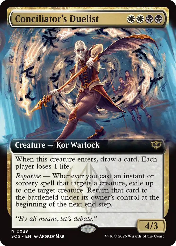 Conciliator's Duelist (Extended Art) [Secrets of Strixhaven] | Card Citadel