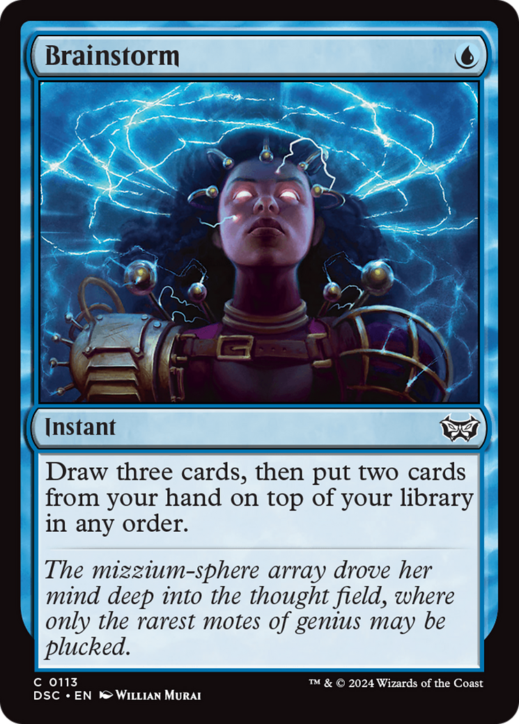 Brainstorm [Duskmourn: House of Horror Commander] | Card Citadel