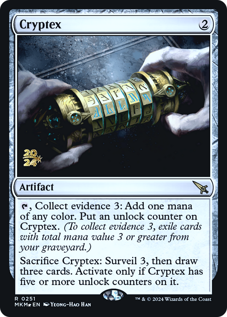 Cryptex [Murders at Karlov Manor Prerelease Promos] | Card Citadel