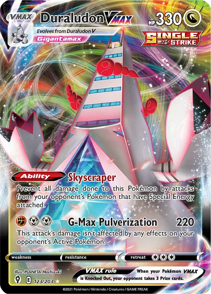 Duraludon VMAX (123/203) [Sword & Shield: Evolving Skies] | Card Citadel