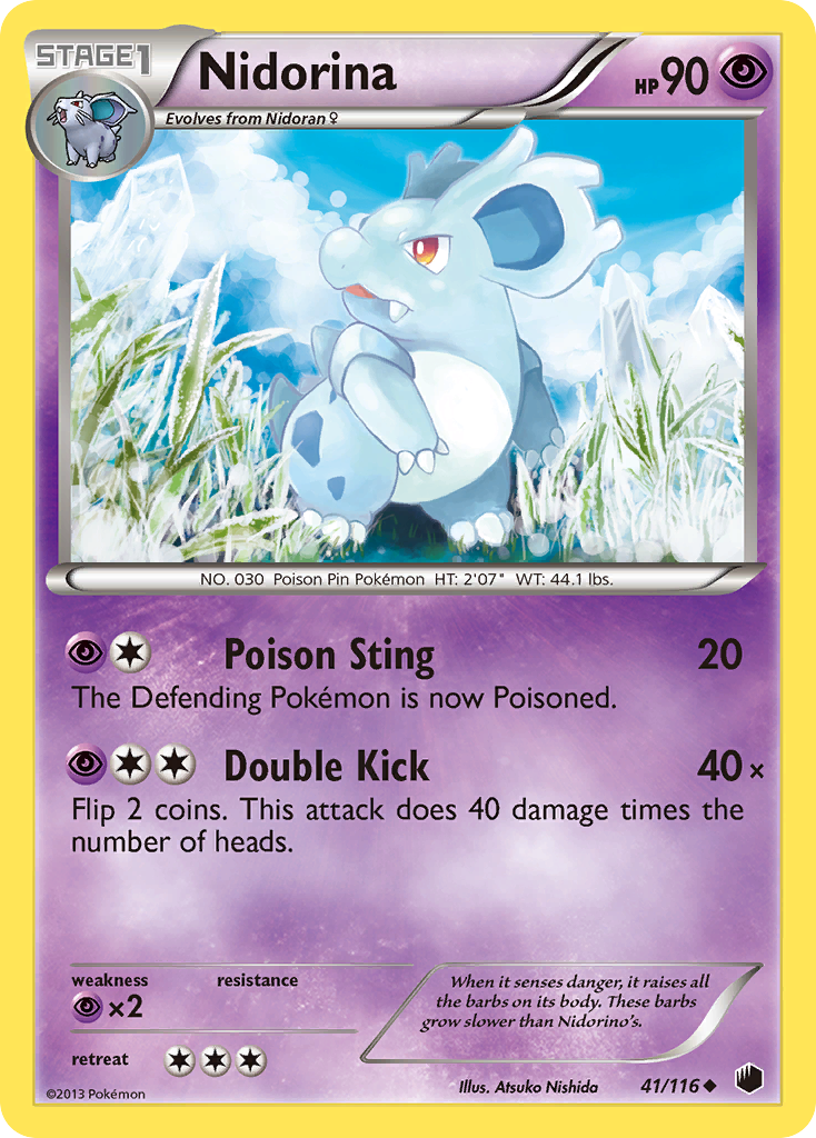 Nidorina (41/116) [Black & White: Plasma Freeze] | Card Citadel
