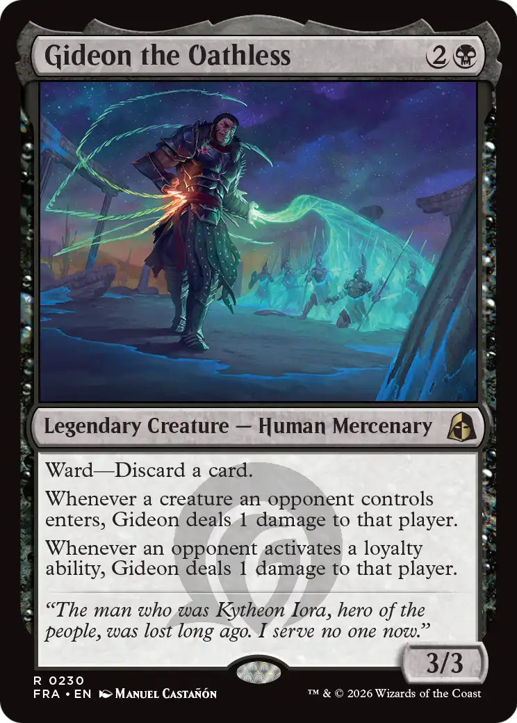 Gideon the Oathless [Reality Fracture] | Card Citadel