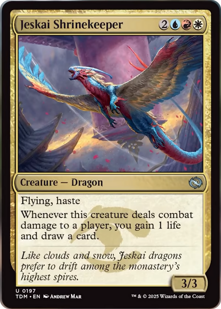 Jeskai Shrinekeeper [Tarkir: Dragonstorm] | Card Citadel