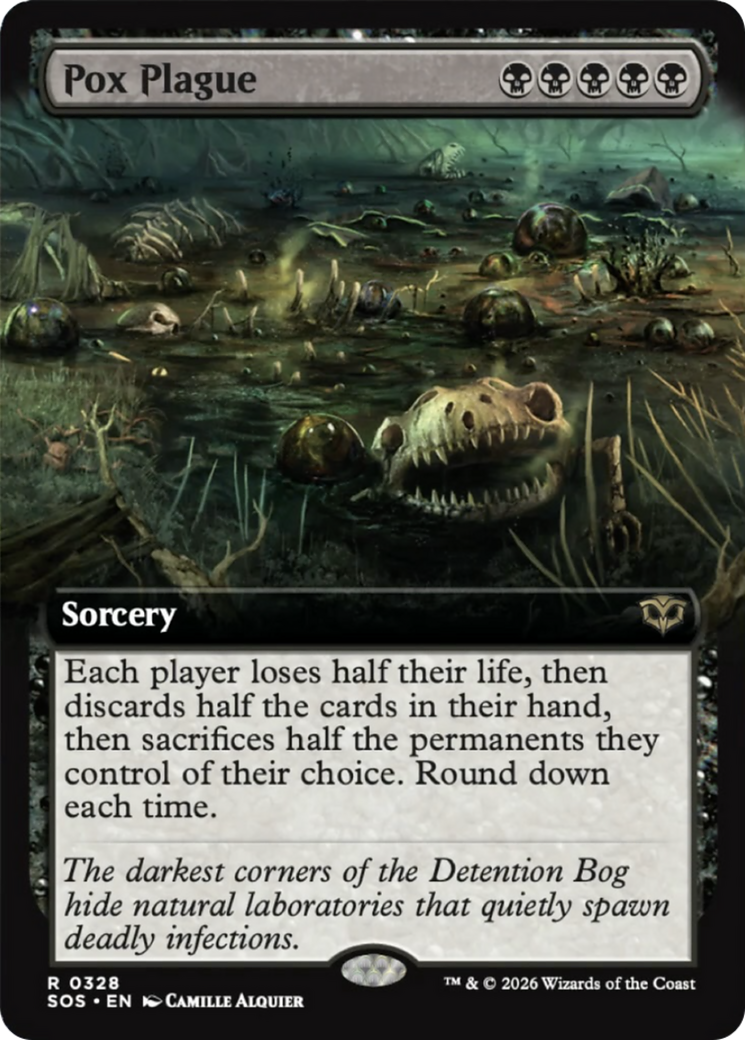Pox Plague (Extended Art) [Secrets of Strixhaven] | Card Citadel