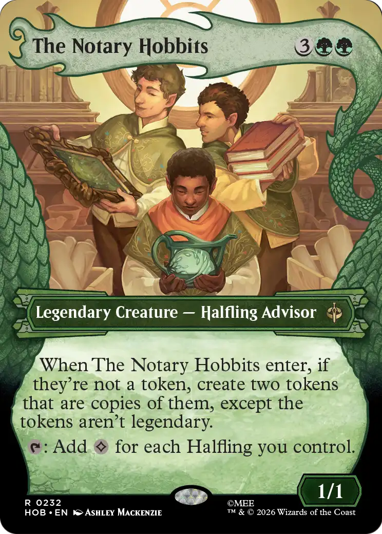 The Notary Hobbits (Showcase) [The Hobbit] | Card Citadel