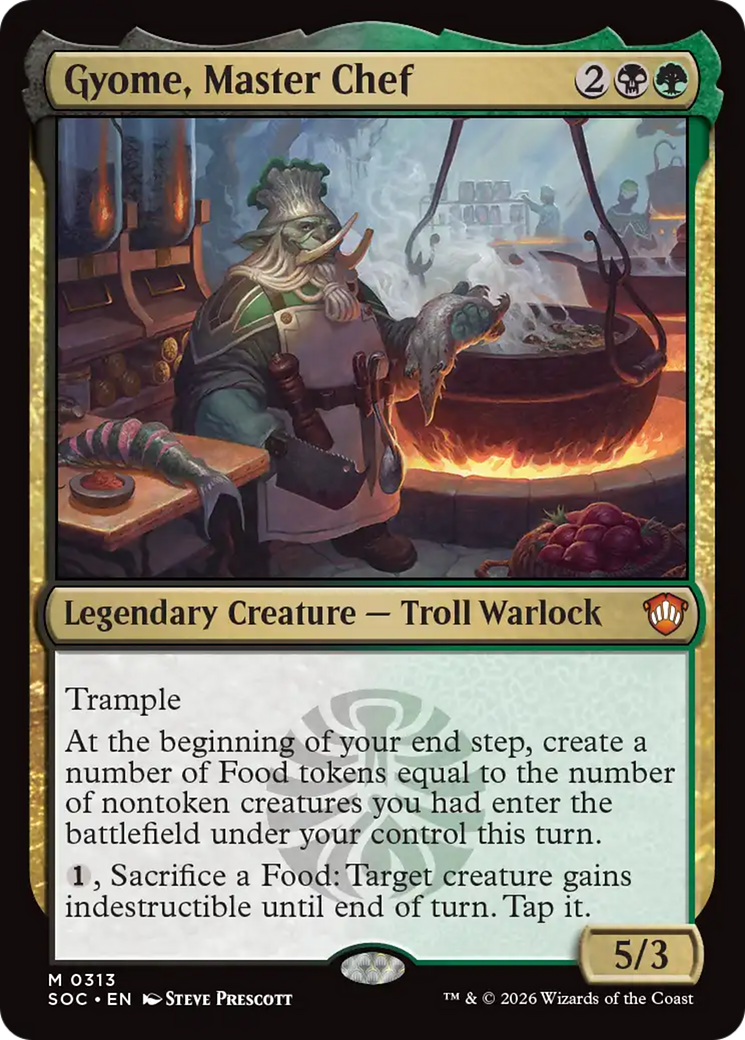 Gyome, Master Chef [Secrets of Strixhaven Commander] | Card Citadel