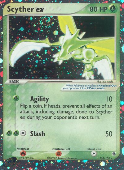 Scyther ex (102/109) [EX: Ruby & Sapphire] | Card Citadel