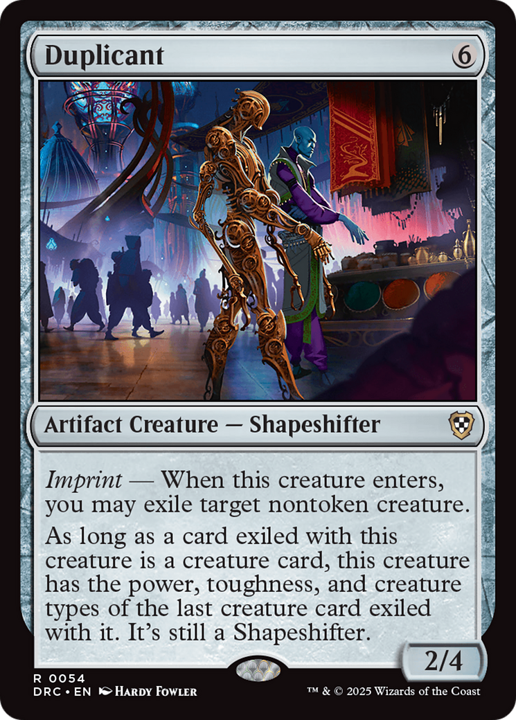 Duplicant [Aetherdrift Commander] | Card Citadel