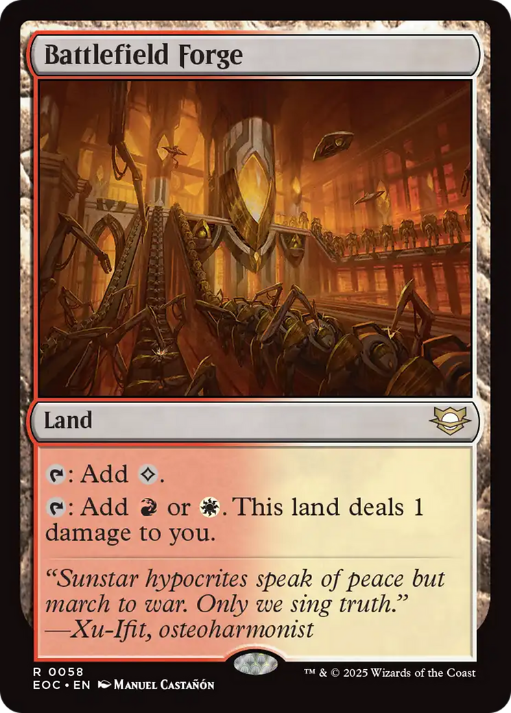 Battlefield Forge [Edge of Eternities Commander] | Card Citadel
