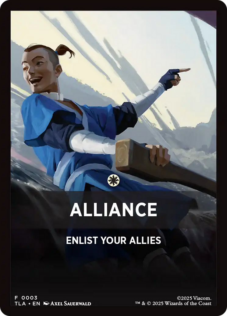 Alliance Theme Card [Avatar: The Last Airbender Tokens] | Card Citadel