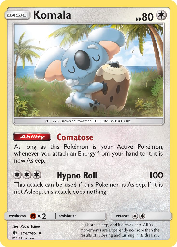 Komala (114/145) [Sun & Moon: Guardians Rising] | Card Citadel