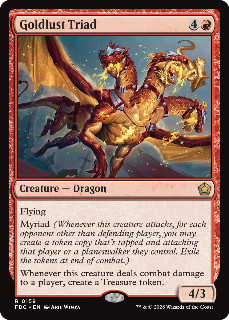 Goldlust Triad [Foundations Commander] | Card Citadel