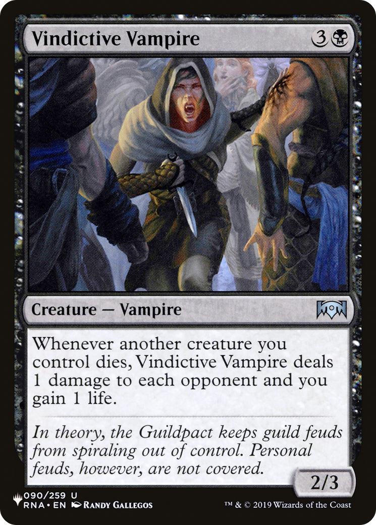 Vindictive Vampire [The List Reprints] | Card Citadel