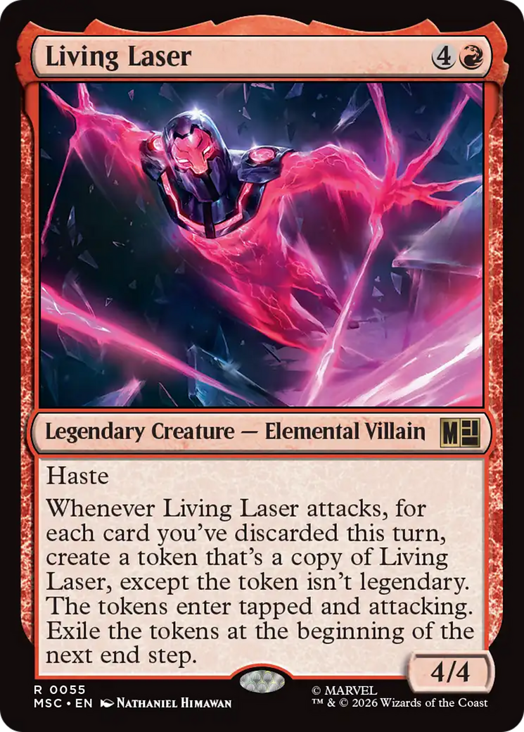 Living Laser (Surge Foil) [Marvel Super Heroes Commander] | Card Citadel
