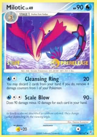 Milotic (70/147) (Staff Prerelease Promo) [Nintendo: Black Star Promos] | Card Citadel