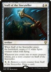 Staff of the Storyteller [Phyrexia: All Will Be One Commander] | Card Citadel