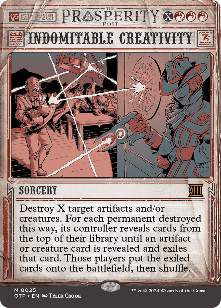 Indomitable Creativity [Outlaws of Thunder Junction: Breaking News] | Card Citadel