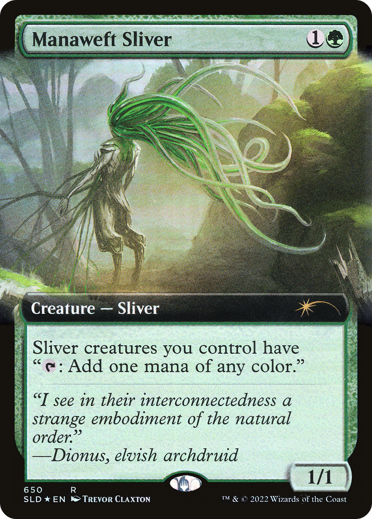 Manaweft Sliver (Extended Art) [Secret Lair Drop Promos] | Card Citadel