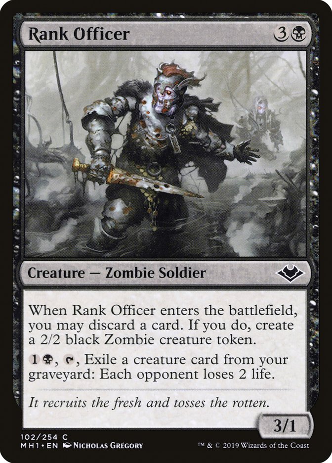 Rank Officer [Modern Horizons] | Card Citadel