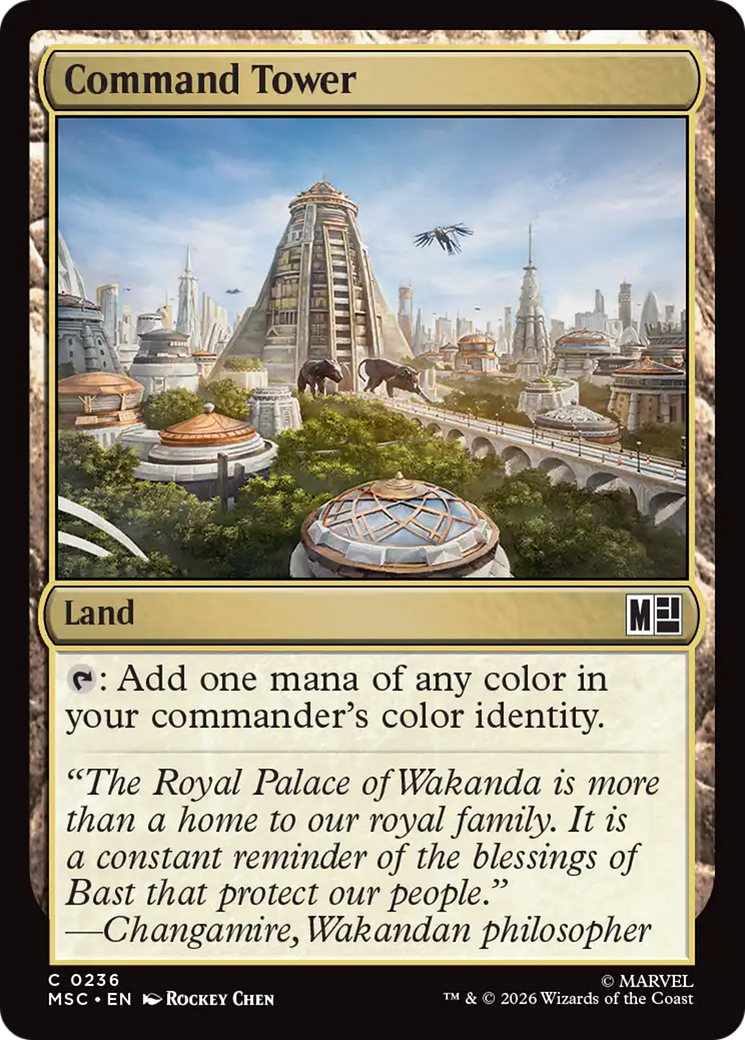 Command Tower (0236) (Surge Foil) [Marvel Super Heroes Commander] | Card Citadel