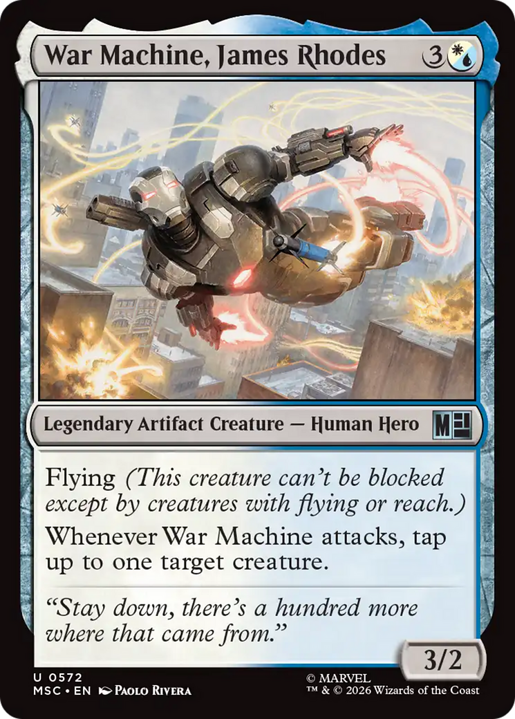 War Machine, Avenging Arsenal (Surge Foil) [Marvel Super Heroes Commander] | Card Citadel