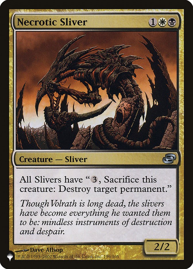 Necrotic Sliver [The List] | Card Citadel