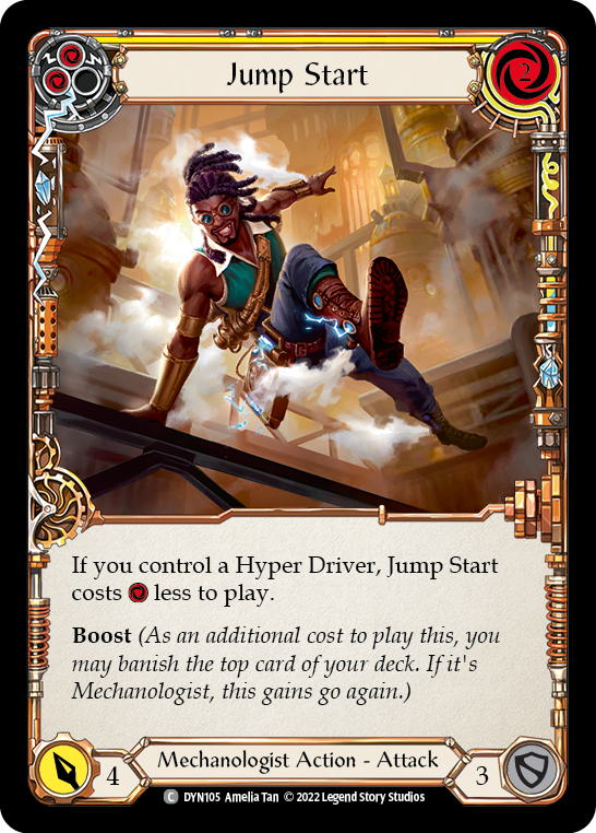 Jump Start (Yellow) [DYN105] (Dynasty) | Card Citadel