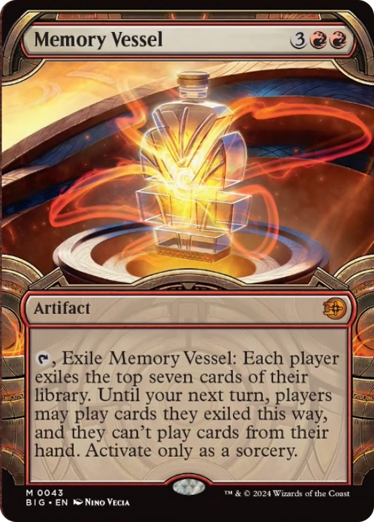 Memory Vessel (Showcase) [Outlaws of Thunder Junction: The Big Score] | Card Citadel