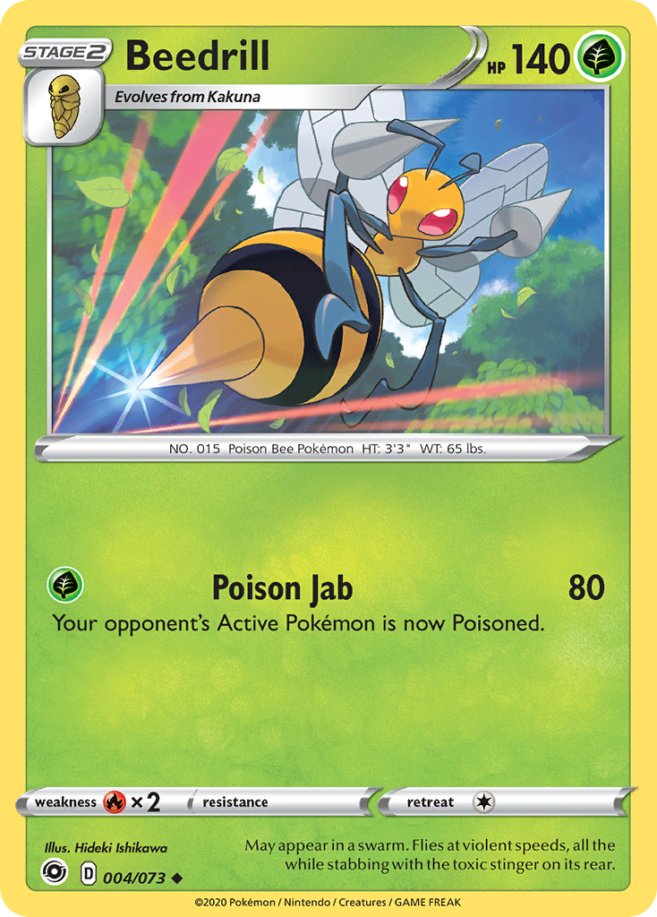 Beedrill (004/073) [Sword & Shield: Champion's Path] | Card Citadel